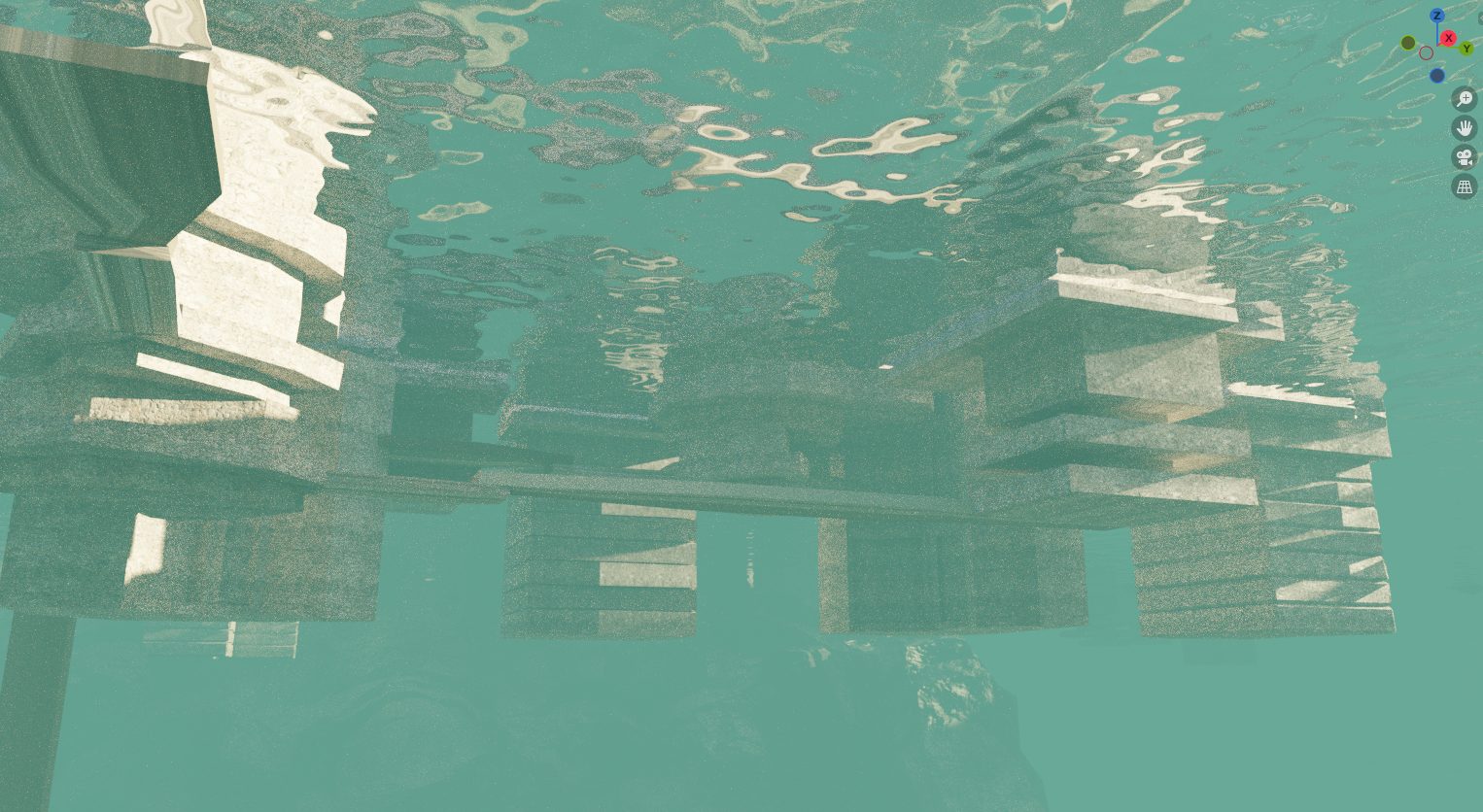 Underwater abstract reflection 2