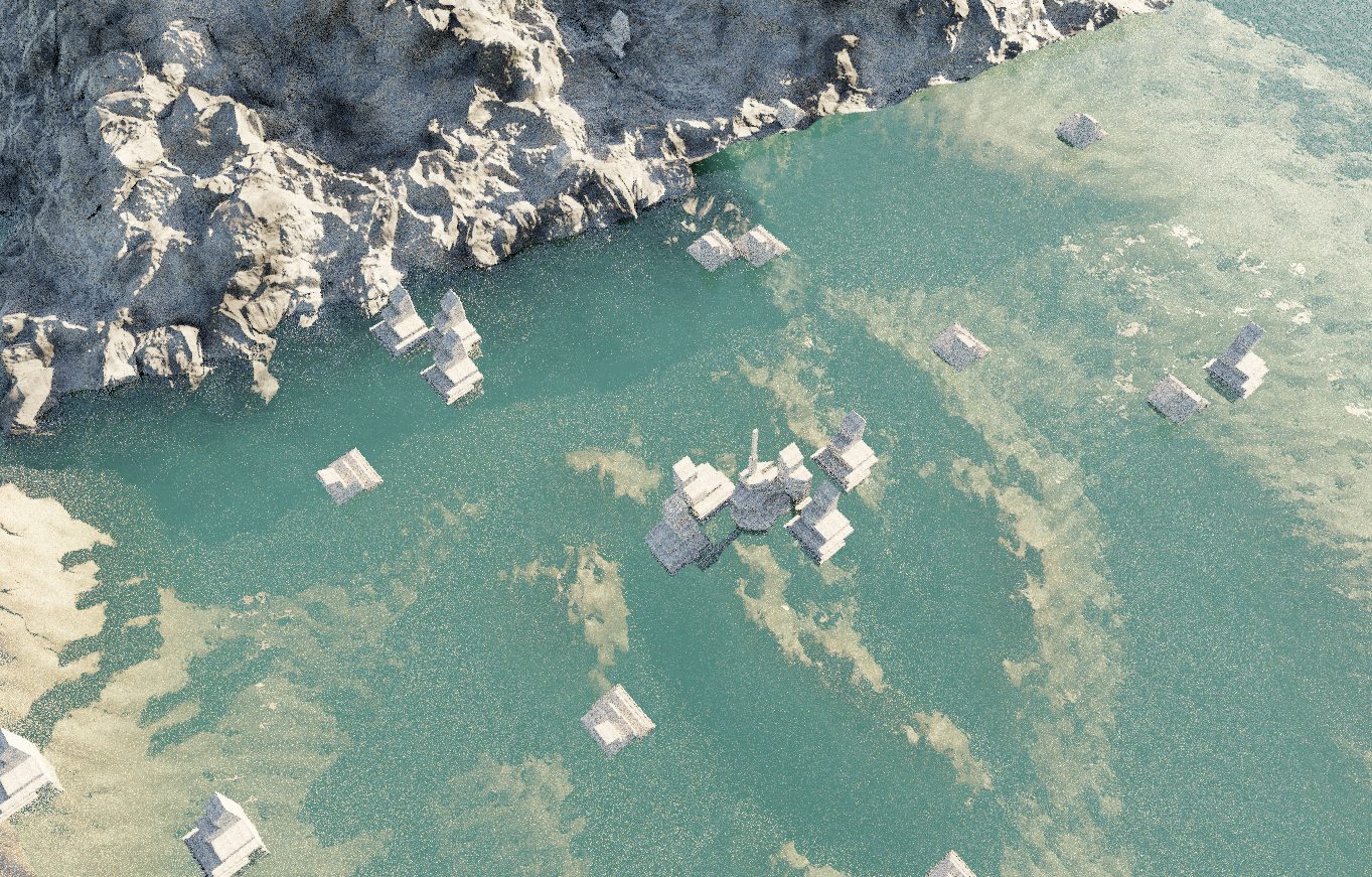 Bodies of water environment