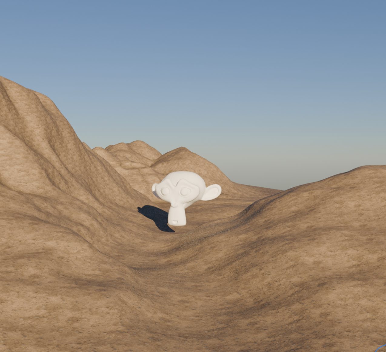 Running trail overhead view