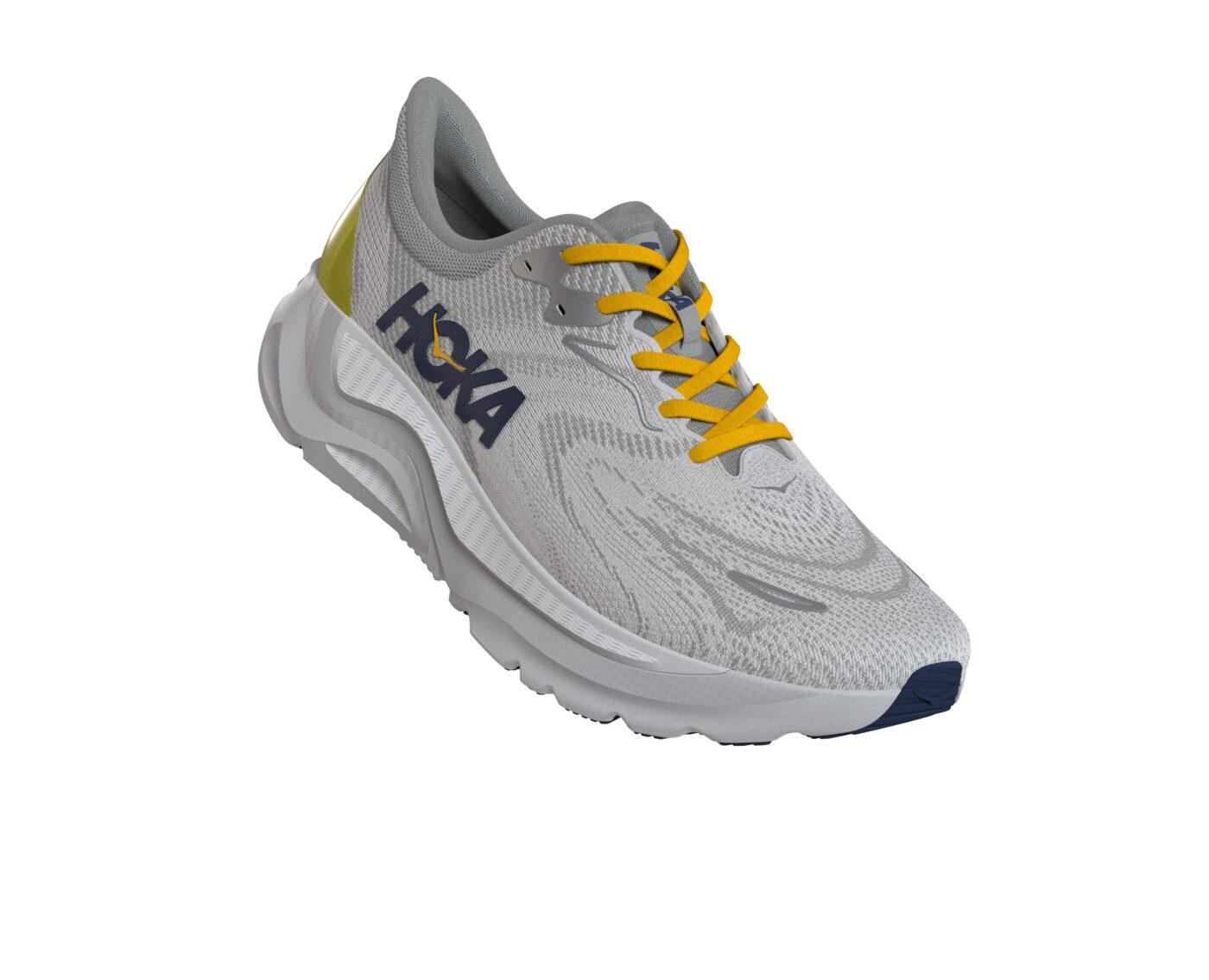Arahi 8 Stardust Cosmic Grey lateral toe lifted