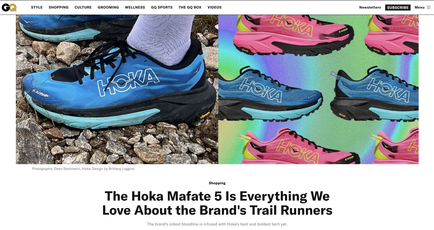GQ feature — The Hoka Mafate 5 Is Everything We Love About the Brand's Trail Runners