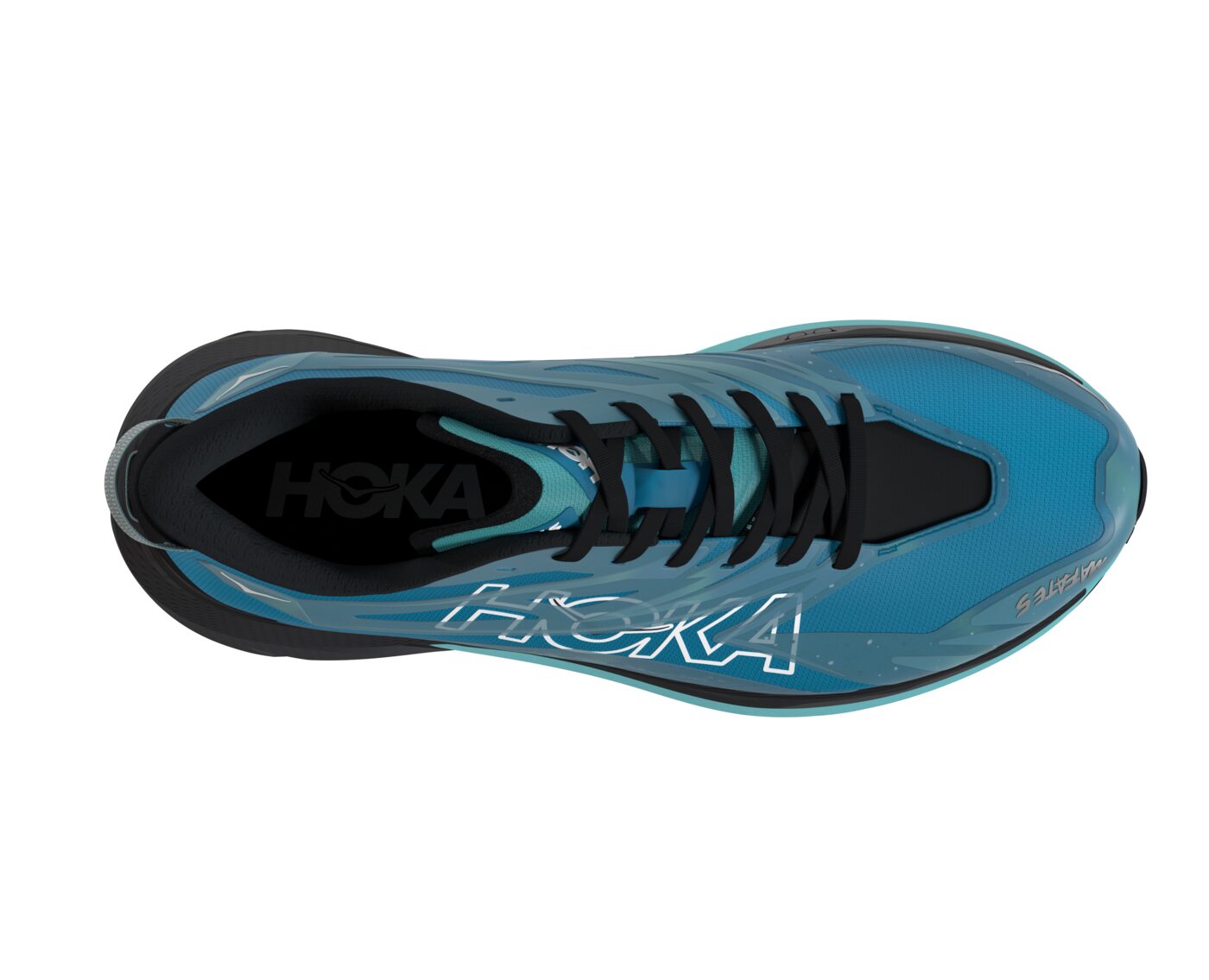 Mafate 5 Black Skyward Blue top view