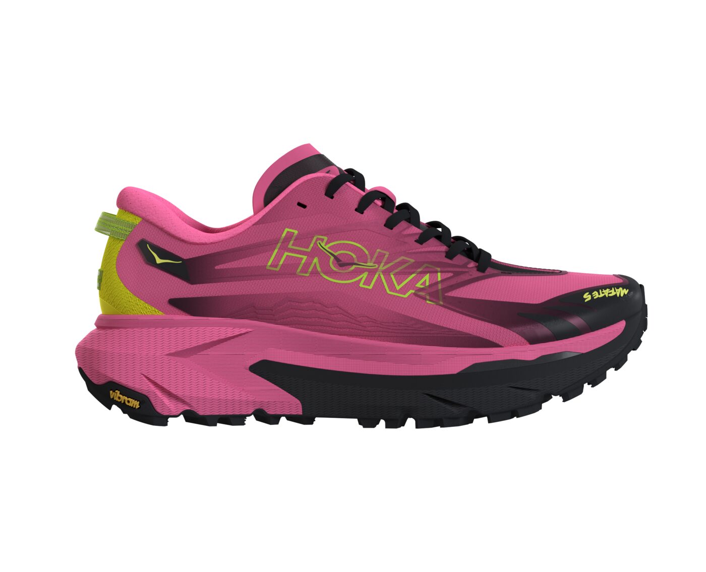 Mafate 5 Neon Rose Black lateral