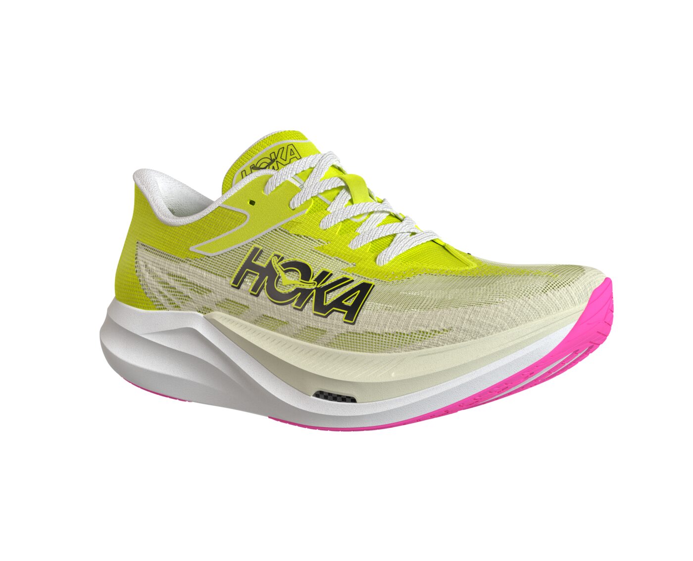 Rocket X 3 Sunlight HOKA Citrus lateral toe