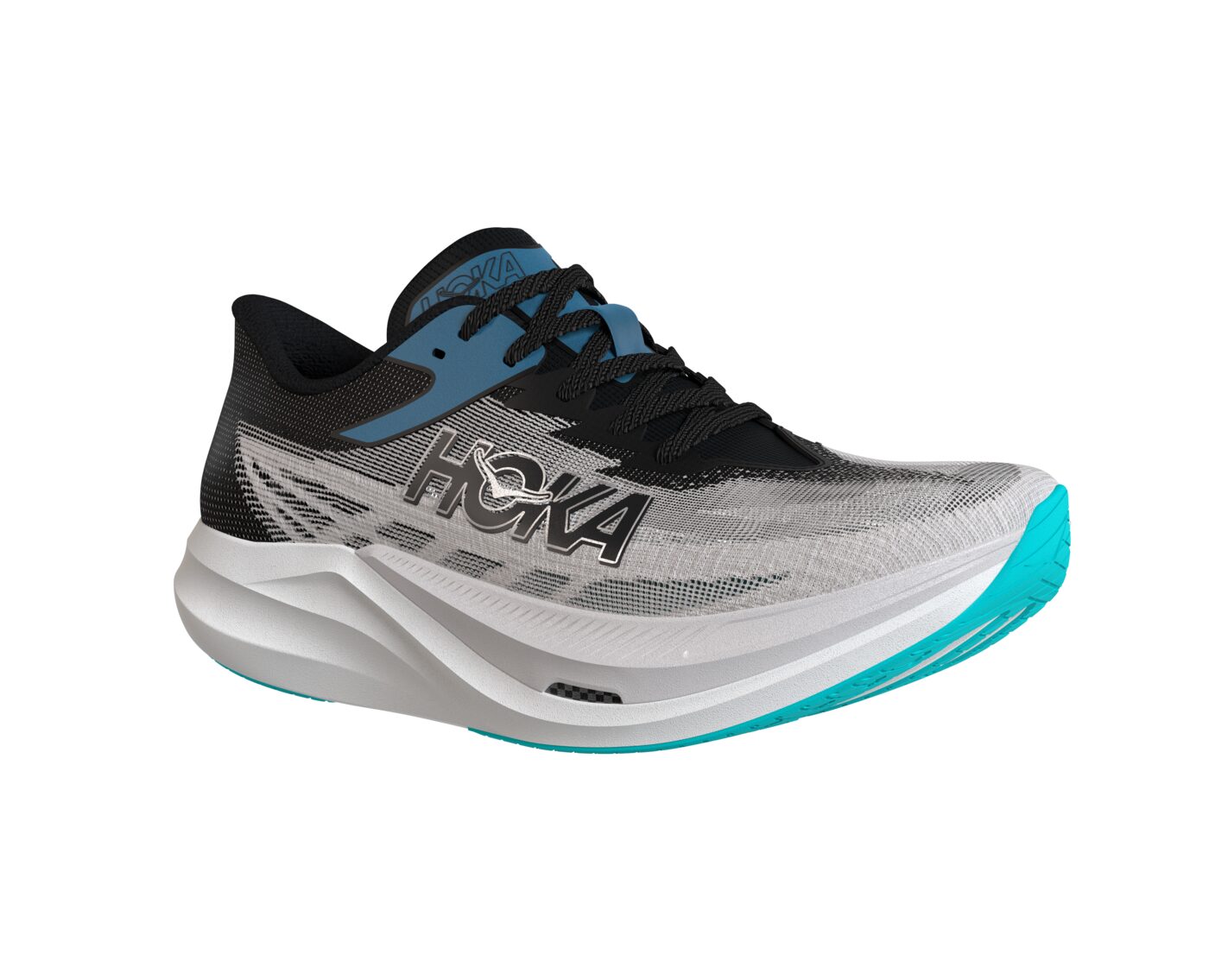 Rocket X 3 White Black lateral toe