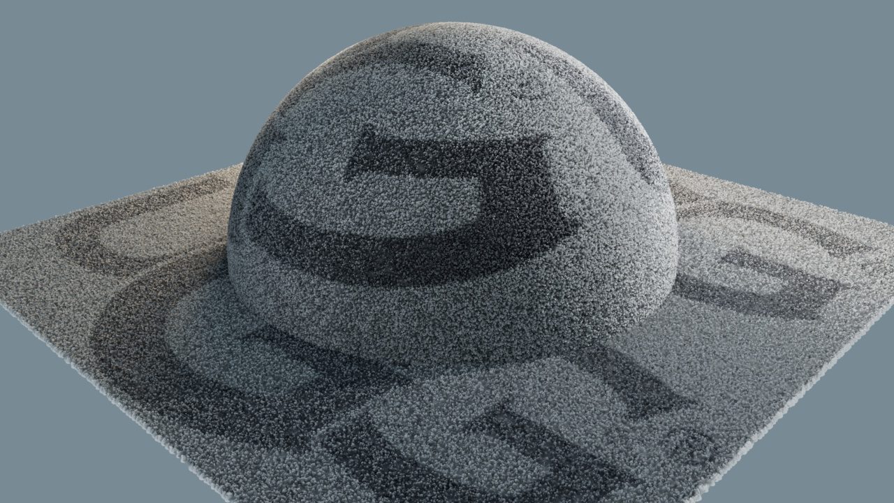 Dynamic cloth hair emitter