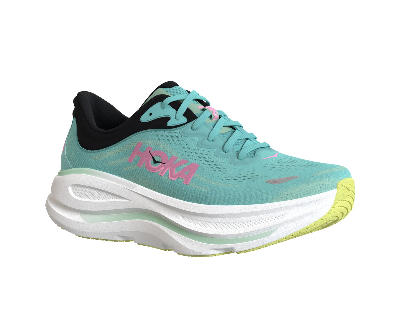 Bondi 9 Blue Spark Mint Fluorite lateral toe