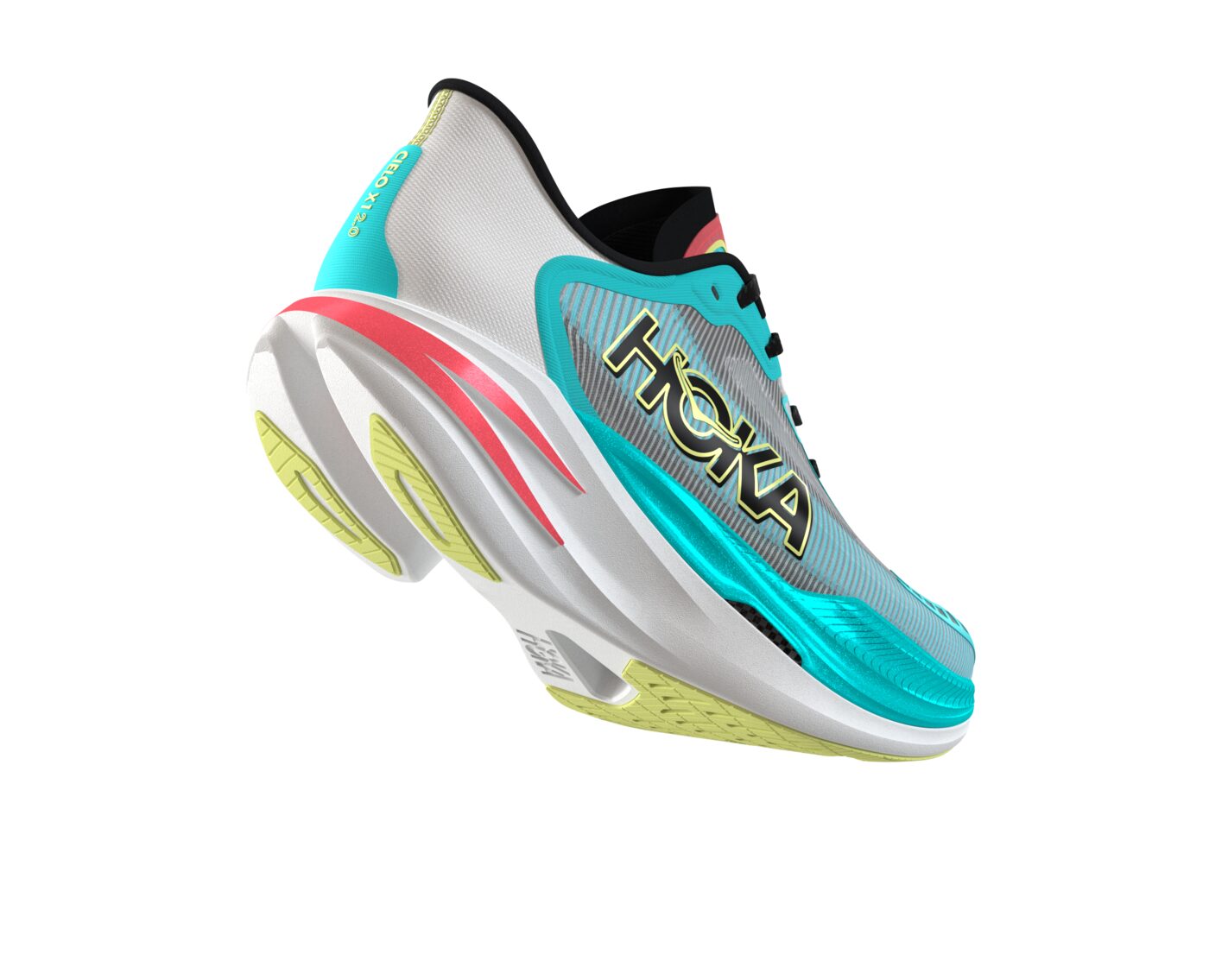 Cielo X1 2.0 Frost Black lateral heel lifted