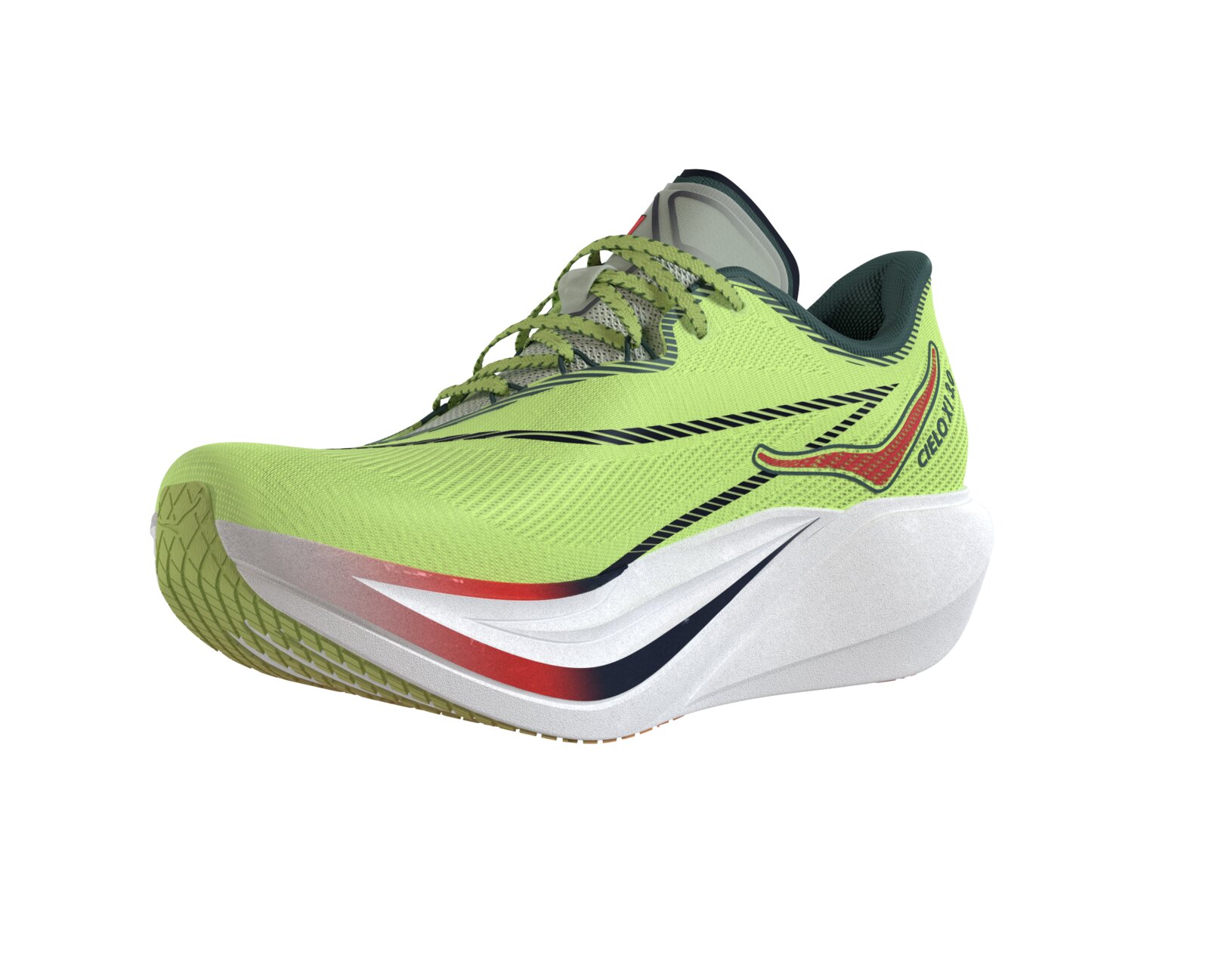 Cielo X1 3.0 Neon Yuzu Thyme medial toe