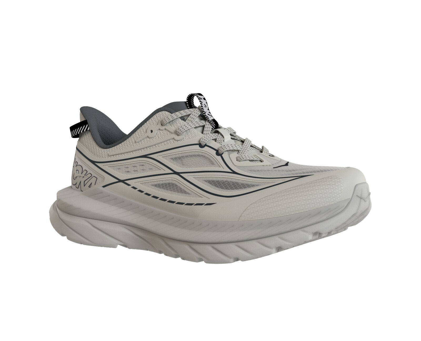 Mach Remastered Eggshell Asphalt Grey lateral toe
